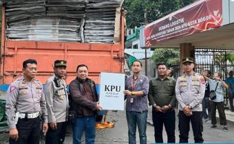 Pengawasan Melekat Pendistribusian Logistik Pemilihan 2024 di Kota Bogor