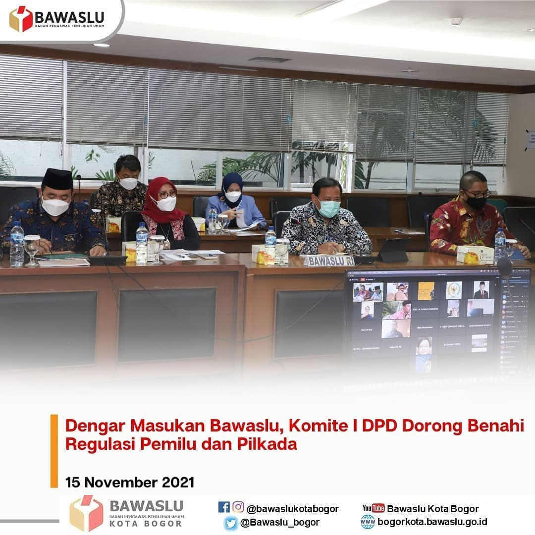 Raker Bawaslu R.I dengan DPD RI