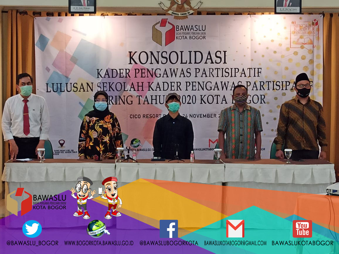 Konsolidasi Kader Pengawas Partisipatif Lulusan SKPP Daring Tahun 2020 Kota Bogor