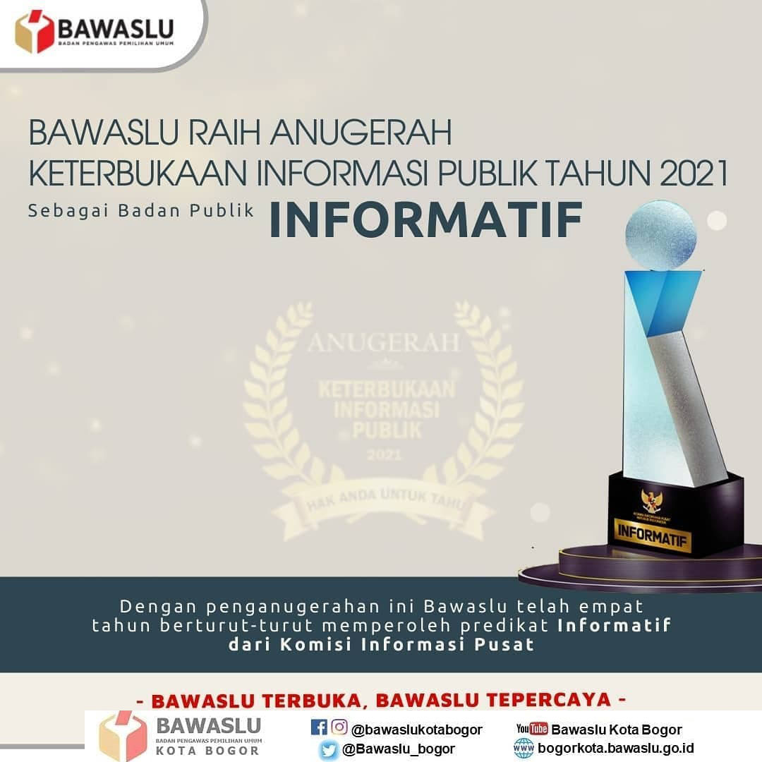 Anugerah Keterbukaan Informasi Publik Tahun 2021