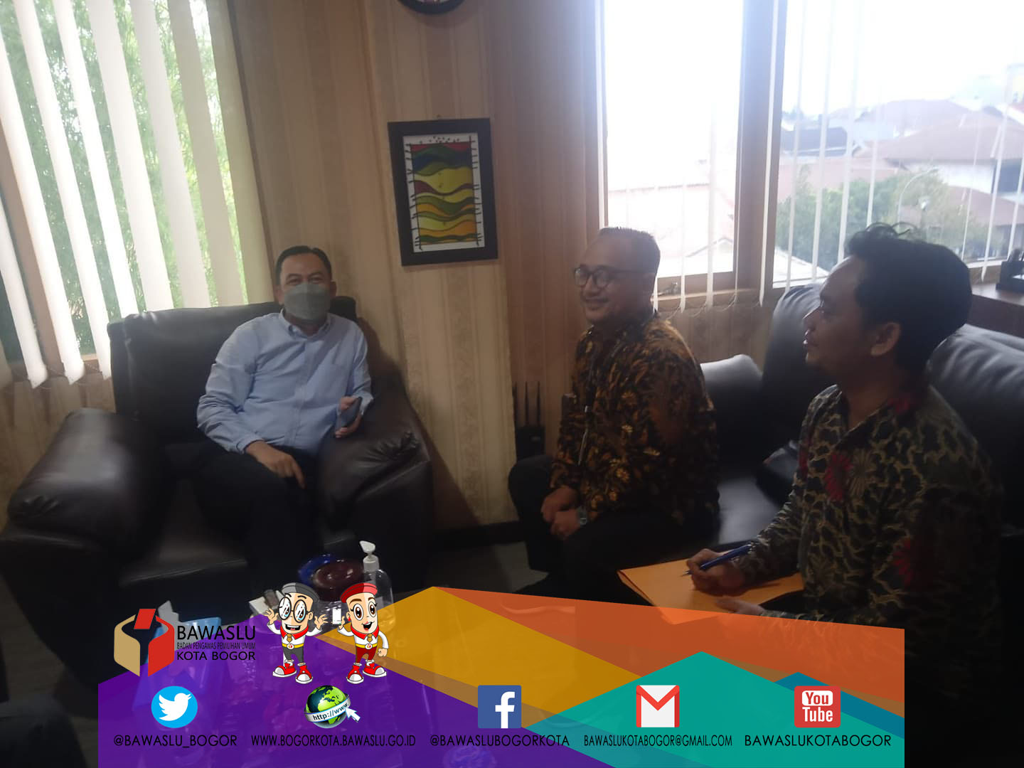 Persiapan Kegiatan Rapat Divisi PP Bawaslu Kota Bogor