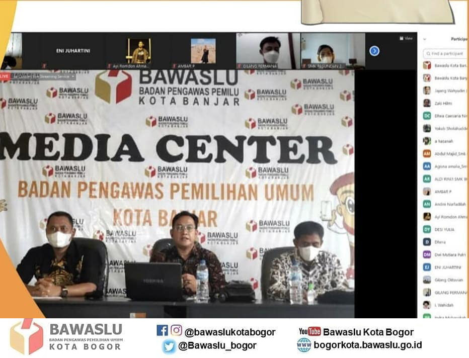 Webinar "Pemilu dan Millenial Improvement: Peran Generasi Millenial dalam Pemilu dan Pemilihan Tahun 2024