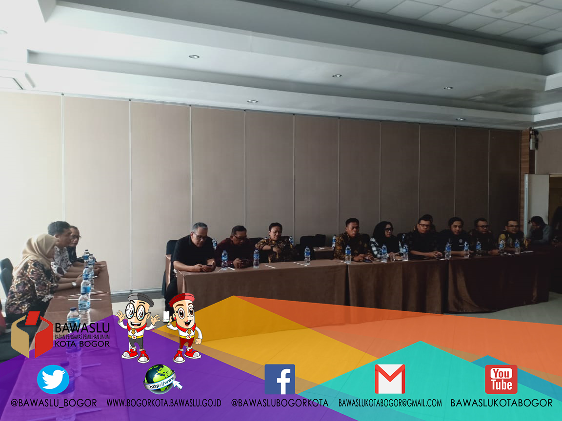 Bawaslu Kota Bogor hadiri Rakernis Evaluasi Penyelesaian Sengketa Proses Pemilu 2019 dan Persiapan Penyelesaian Sengketa Proses Pemilihan 2020