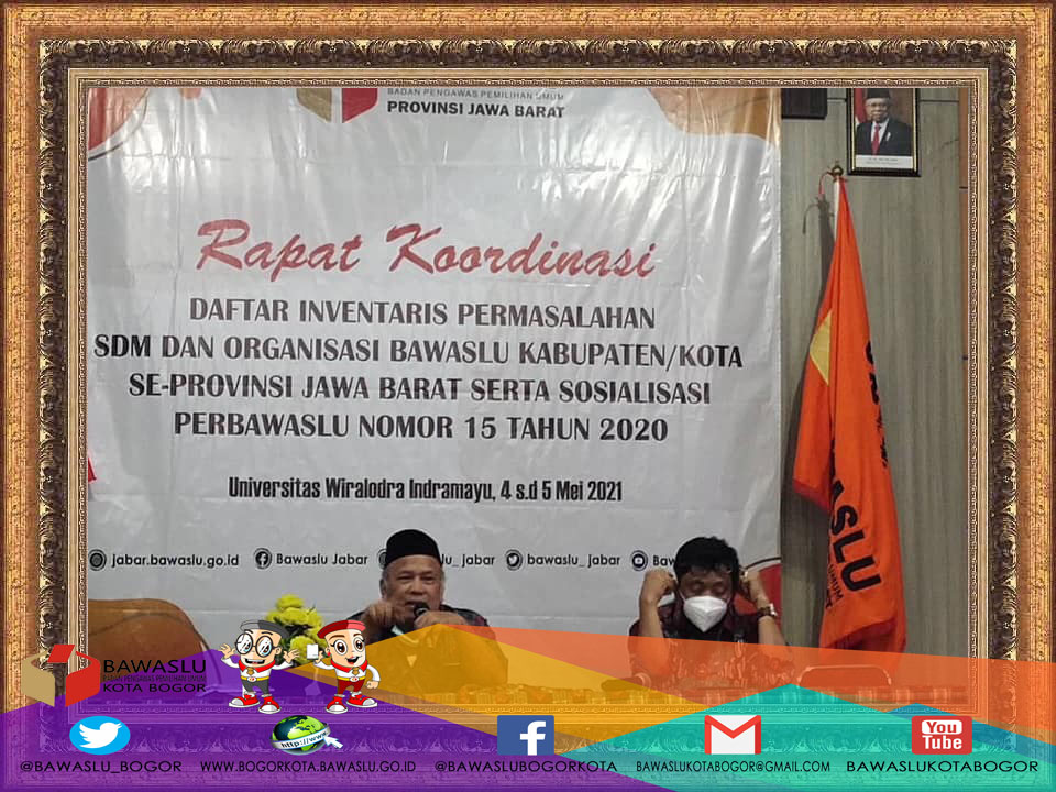 Rakor DIP SDM dan Organisasi Bawaslu Kabupaten/Kota se-Provinsi Jawa Barat