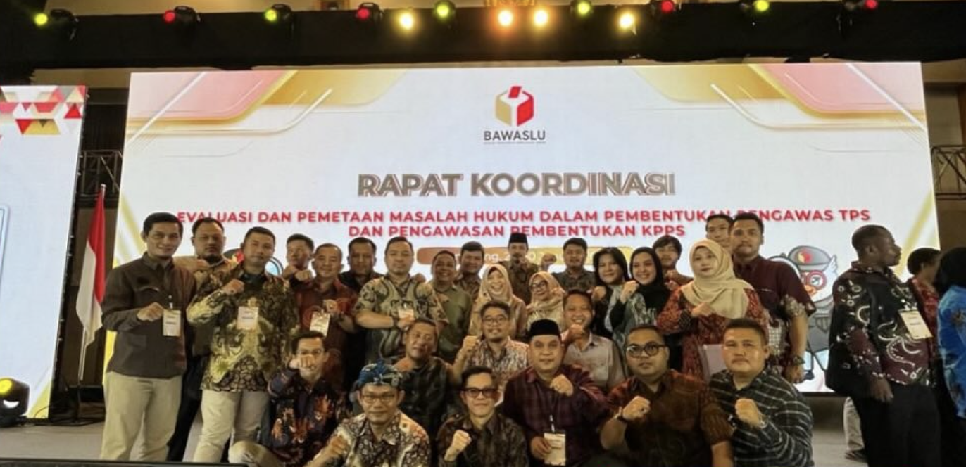 Bawaslu Kota Bogor hadiri Rapat Koordinasi Evaluasi dan Pemetaan Masalah Hukum Dalam Pembentukan Pengawas TPS dan Pengawasan Pembentukan KPPS