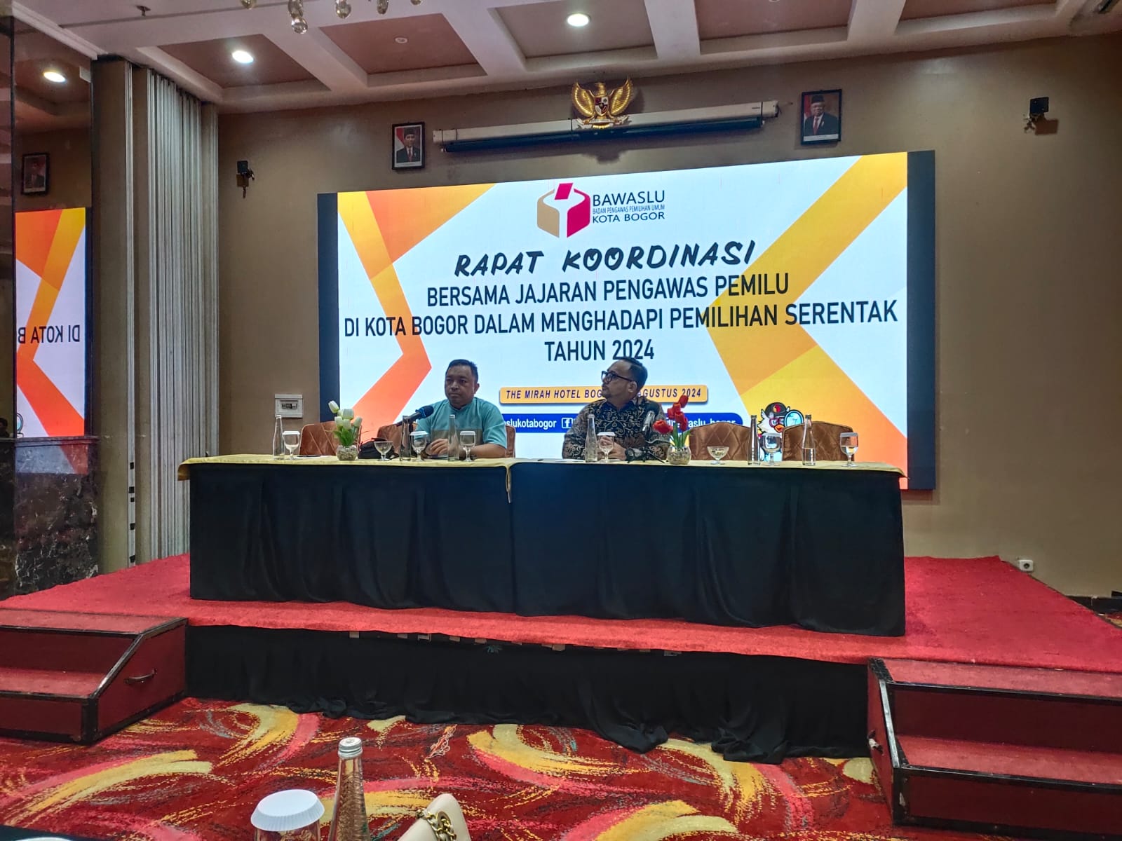 Kordiv. Sumber Daya Manusia, Organisasi dan Diklat Bawaslu Kota Bogor, Salman Alfarisi Mengajak Peserta Untuk Aktif Ketika Acara Berlangsung dan Ketika Narasumber Menyampaikan Materi