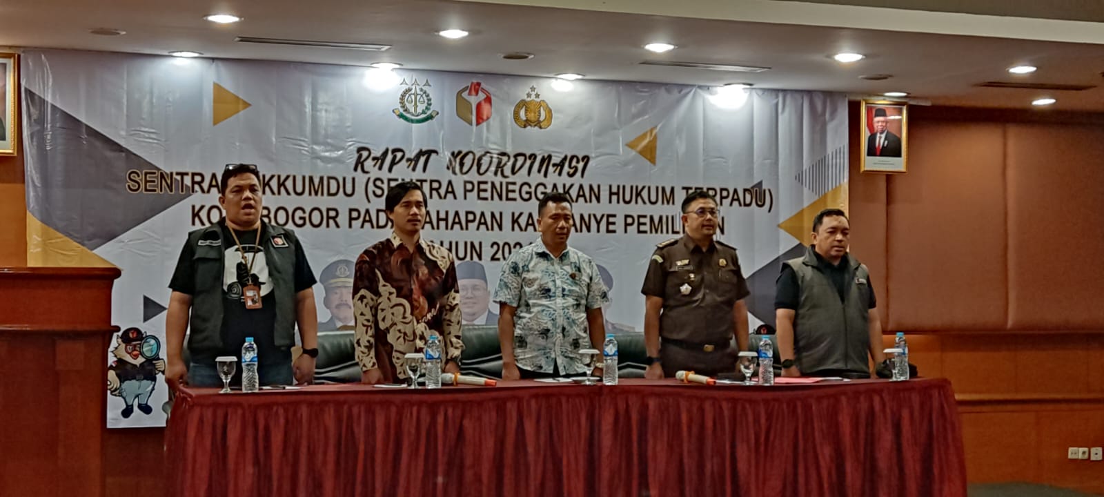 Bawaslu Kota Bogor Gelar Rapat Koordinasi Sentra Gakkumdu untuk Tahapan Kampanye Pemilihan 2024