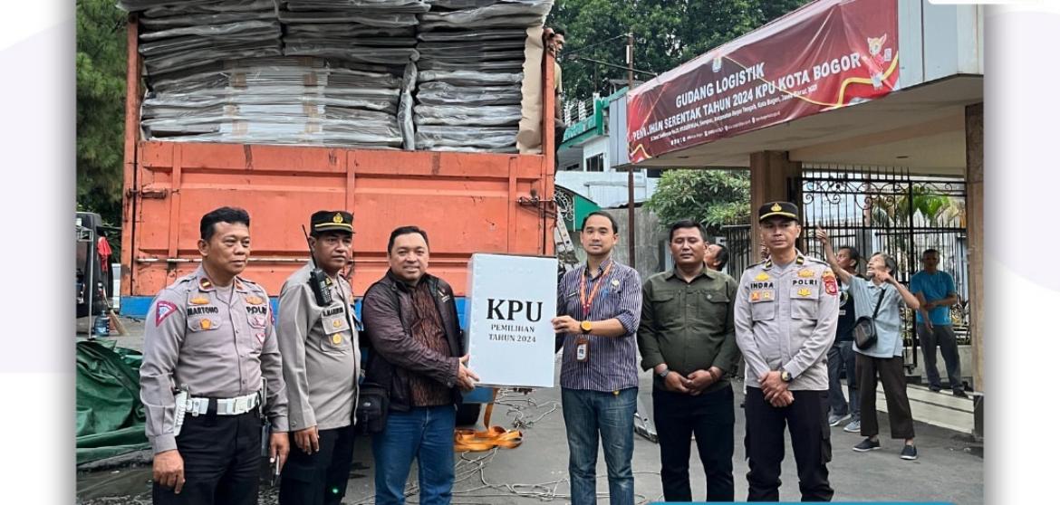 Pengawasan Melekat Pendistribusian Logistik Pemilihan 2024 di Kota Bogor