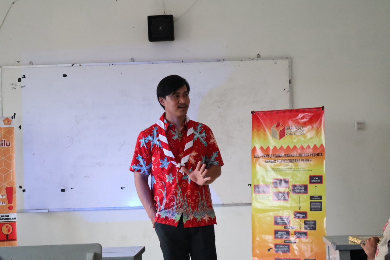 Isi Materi Latihan Gabungan SAKA & SAKO, Ketua Bawaslu Kota Bogor Herdiyatna Ajak Peserta Jadi Pengawas Partisipatif Melalui SAKA Adhyasta