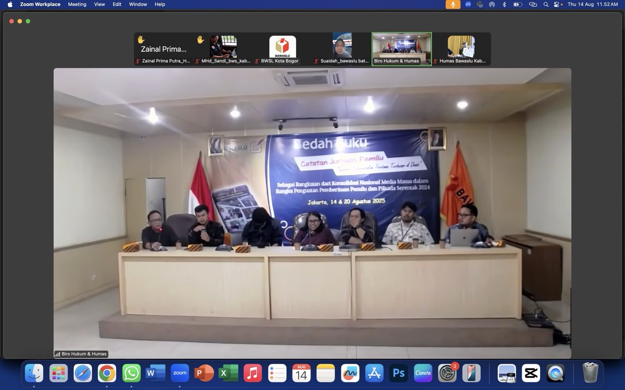 Bawaslu Kota Bogor Hadir Dalam Acara Bedah Buku KPPD " Catatan Jurnalis Pemilu : Sejarah Keserentakan Pertama Terbesar di Dunia"