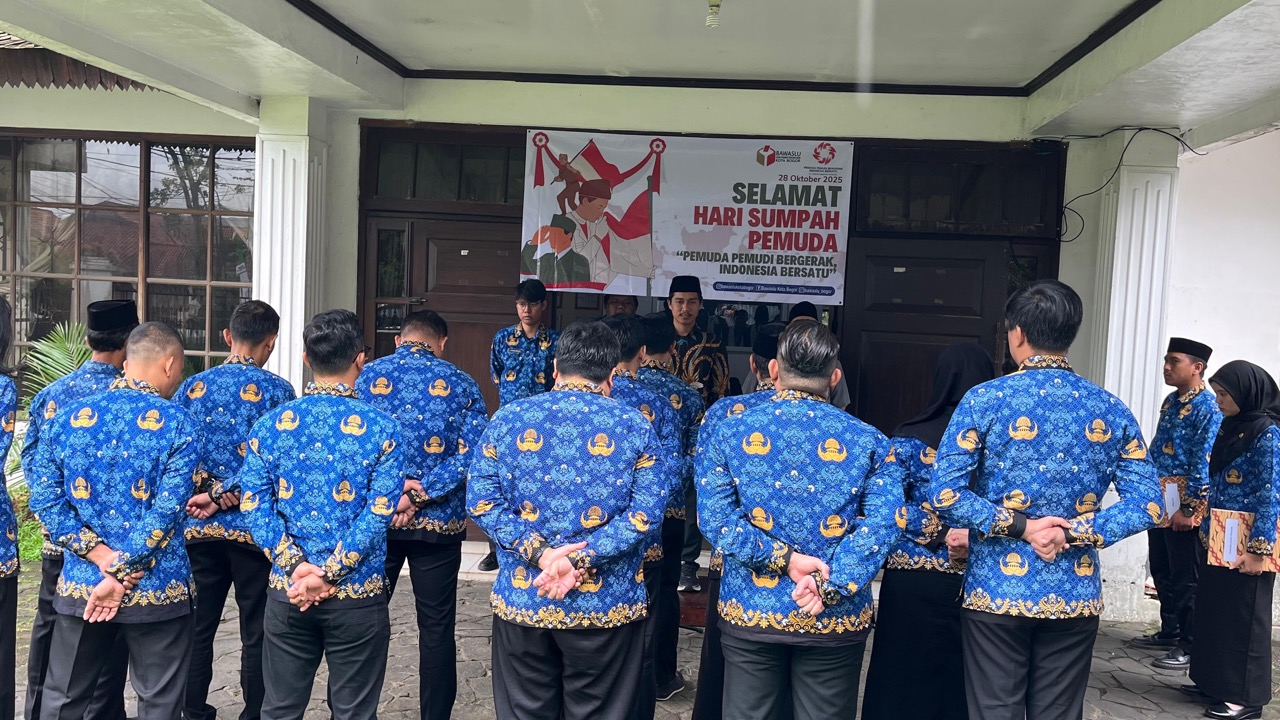 Tanamkan Nilai Perjuangan, Bawaslu Kota Bogor Selenggarakan Apel Untuk Memperingati Hari Sumpah Pemuda