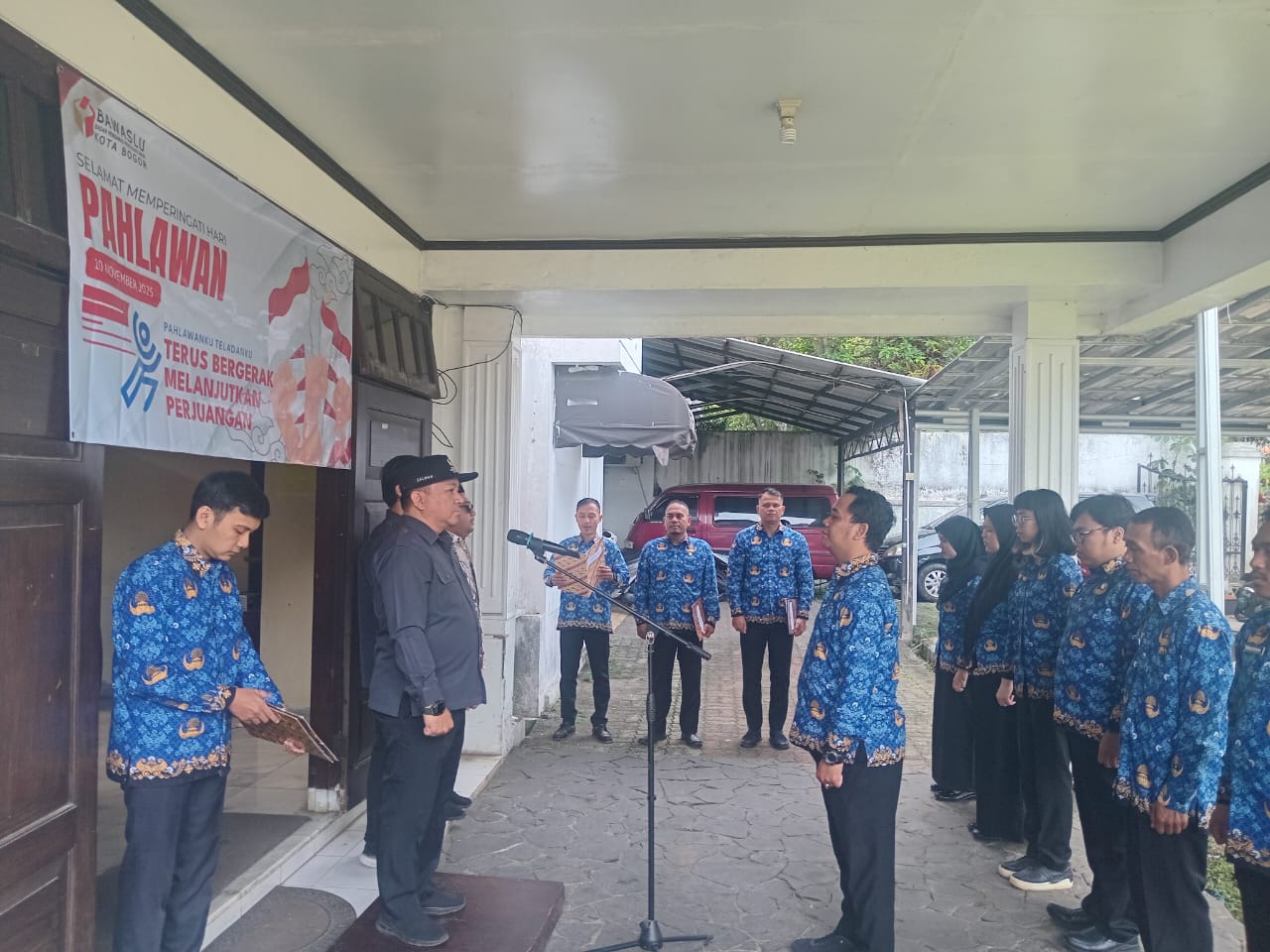 Bawaslu Kota Bogor Peringati Hari Pahlawan dengan Apel Penguatan Semangat Pengabdian