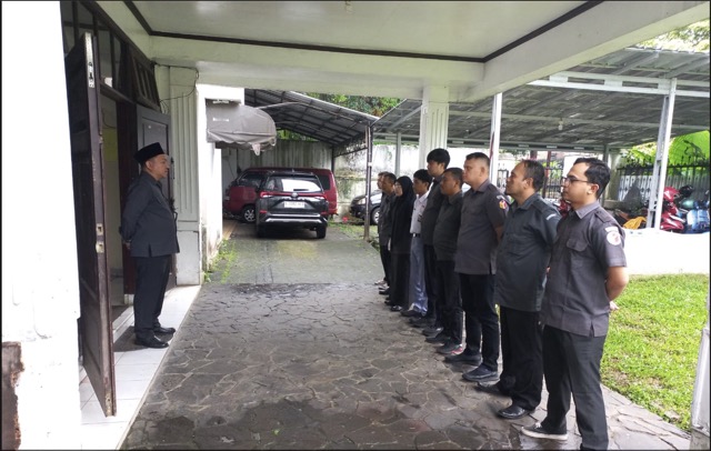 Bawaslu Kota Bogor Gelar Apel Pagi Rutin: Satukan Persepsi Dan Terus Berkembang