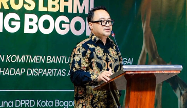 Kordiv. HPS Bawaslu Kota Bogor Hadiri Undangan Pelantikan Pengurus LBHMI