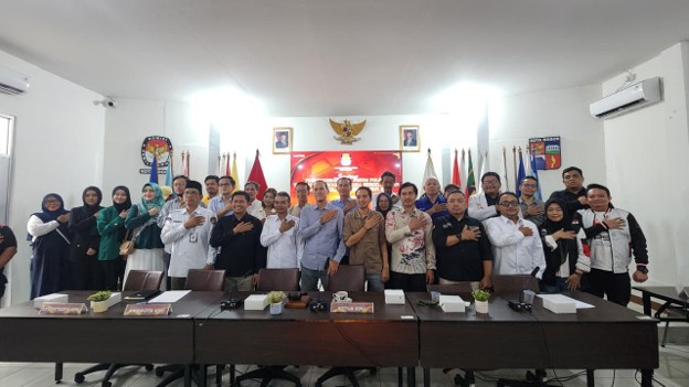 Hadiri Undangan KPU Kota Bogor, Ketua Bawaslu Kota Bogor Sampaikan Surat Imbauan