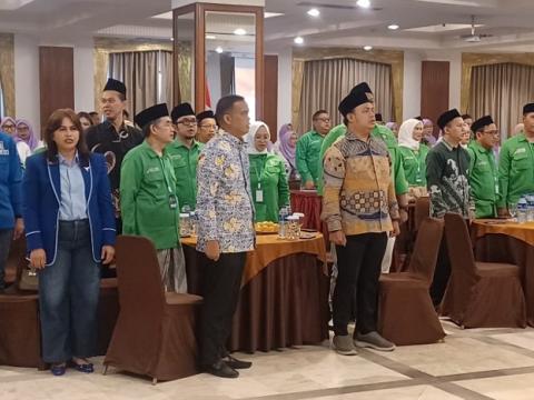 Ahmad Fathoni Bawaslu Kota Bogor Hadiri Pengukuhan Pengurus DPC PKB Kota Bogor
