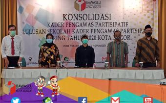 Konsolidasi Kader Pengawas Partisipatif Lulusan SKPP Daring Tahun 2020 Kota Bogor