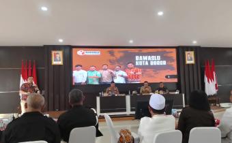 Bangun Sinergi dan Kolaborasi Bawaslu Kota Bogor Hadiri Rapat Koordinasi Lintas Sektoral Dalam Rangka Kesiapan Pengamanan Pemilu Tahun 2024