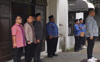 Dirgahayu Indonesia Ke-79, Bawaslu Kota Bogor Gelar Upacara Bersama Panwascam dan PKD Se-Kota Bogor