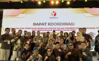 Bawaslu Kota Bogor hadiri Rapat Koordinasi Evaluasi dan Pemetaan Masalah Hukum Dalam Pembentukan Pengawas TPS dan Pengawasan Pembentukan KPPS