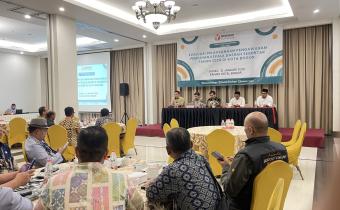 Bawaslu Kota Bogor menggelar acara sosialisasi dengan tema "Evaluasi Pelaksanaan Pemilihan Serentak Tahun 2024 di Kota Bogor"