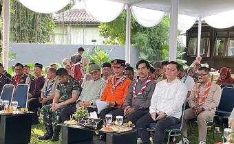 Ketua Bawaslu Kota Bogor, Herdiyatna Hadiri Kegiatan Silaturahmi dan Bincang Hangat Bersama Ketua Kwarcab Kota Bogor Sekaligus Walikota Bogor, Dedie A. Rachim