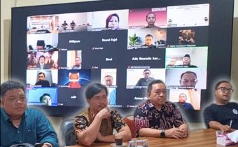 Ketua dan Anggotan Bawaslu Kota Bogor Ikuti Diskusi Pojok Pengawasan Partisipatif Dari Bawaslu Provinsi Jawa Barat