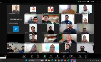 Anggota Bawaslu Kota Bogor, Firman Wijaya Beserta Staf Ikuti Simulasi Permohonan Penyelesaian Sengketa Proses Pemilu dan Pemilihan