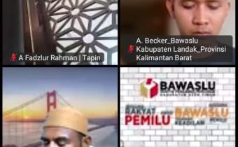 Bawaslu Kota Bogor hadiri Rapat Evaluasi Teknis Pengisian Form Pencegahan Online dari Bawaslu RI
