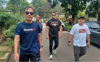  Lakukan Jalan Santai, Bawaslu Kota Bogor Lanjutkan Program Jumat Sehati