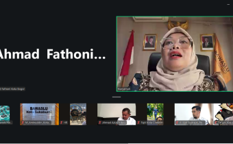 Bawaslu Kota Bogor Ikuti Kegiatan Pojok Pengawasan Edisi 3 Penguatan Kapasitas SDM dan Sistem Organisasi