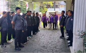 Herdiyatna Ucapkan Duka Cita dan Umumkan PLH Kepala Sekretariat Bawaslu Kota Bogor