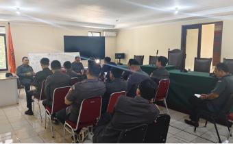 Pimpinan Bawaslu Kota Bogor Samapaikan Untuk Bekerja Dengan Menerapkan Nilai Berakhlak