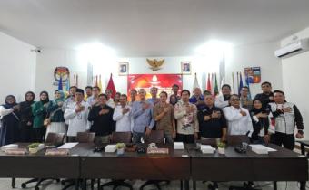 Hadiri Undangan KPU Kota Bogor, Ketua Bawaslu Kota Bogor Sampaikan Surat Imbauan