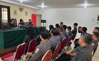 Tingkatkan Kerja Sama Tim Bawaslu Kota Bogor Gelar Rapat Internal
