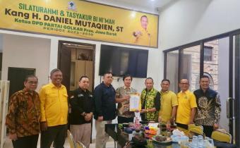 Berkunjung Ke DPD Partai Golkar, Bawaslu Kota Bogor Laksanakan Pengawasan PDPPB
